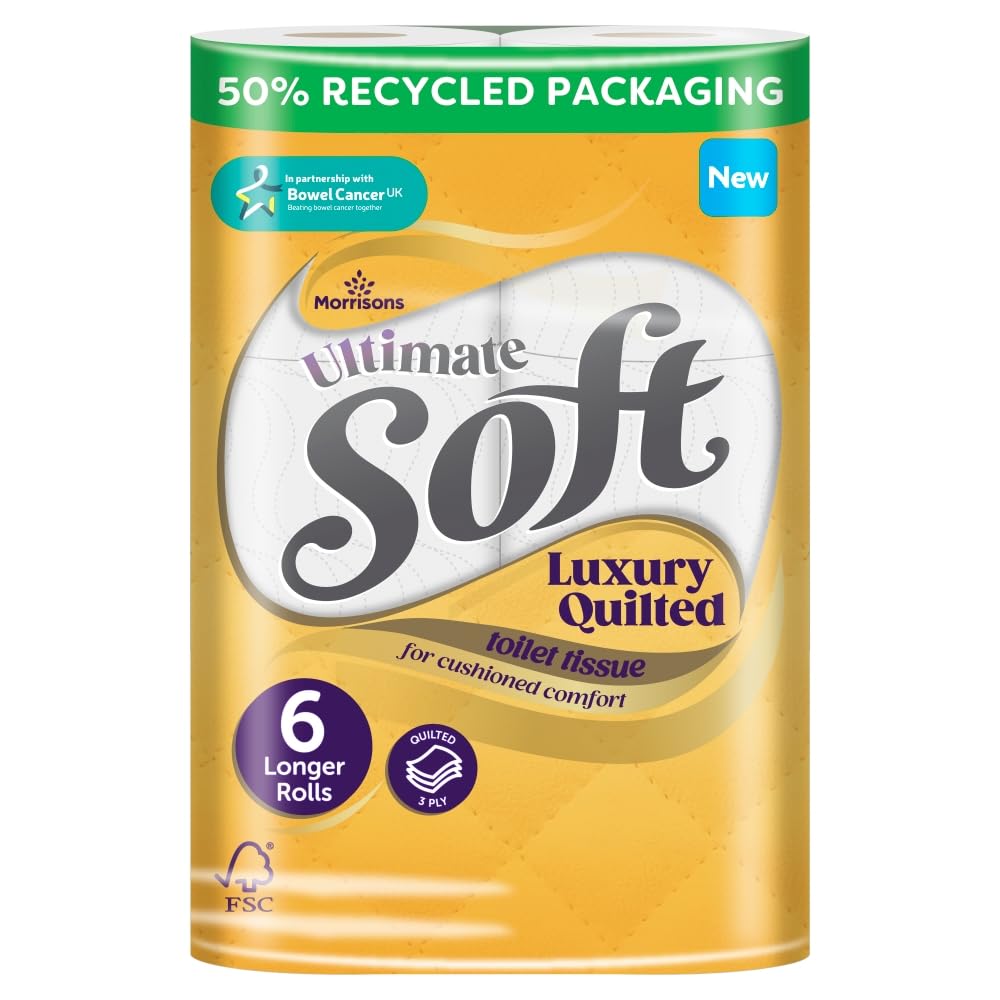 Morrisons Premium Toilet Rols 6 = 9 Rolls