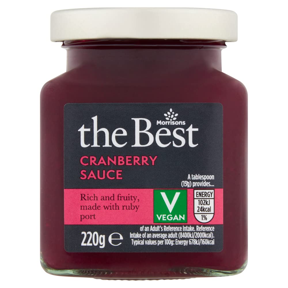 Morrisons The Best Cranberry Sauce with Port 220g