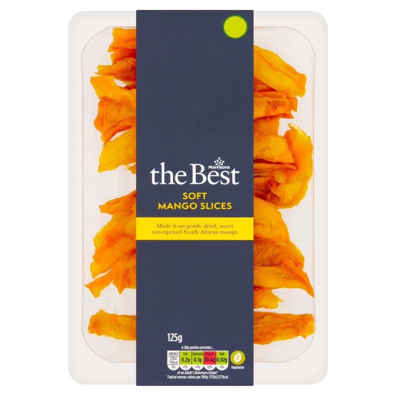 MORRISONS The Best Soft Dried Mango Slices 125G