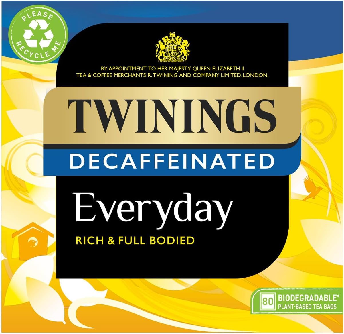 Twinings Everyday Tea Decaffeinated 80 per pack