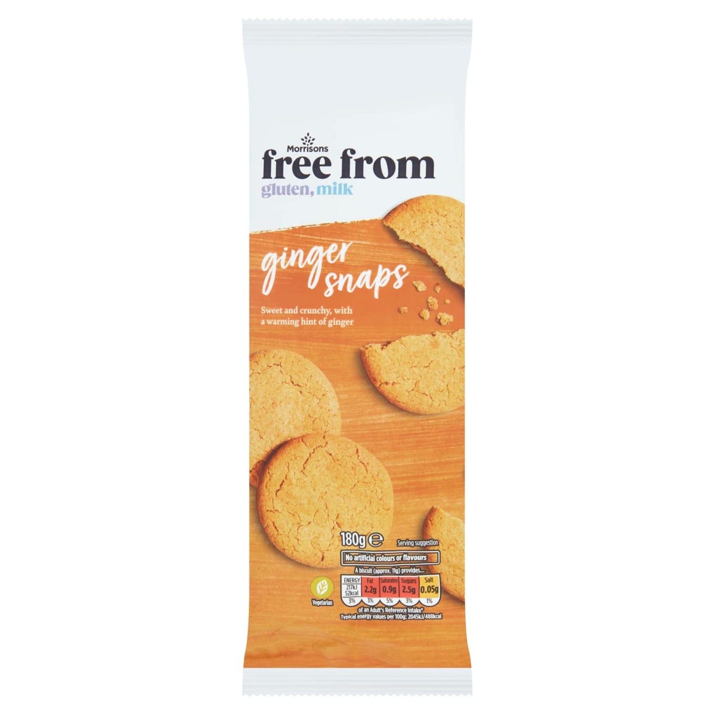 Morrisons Free From Ginger Snaps 180G