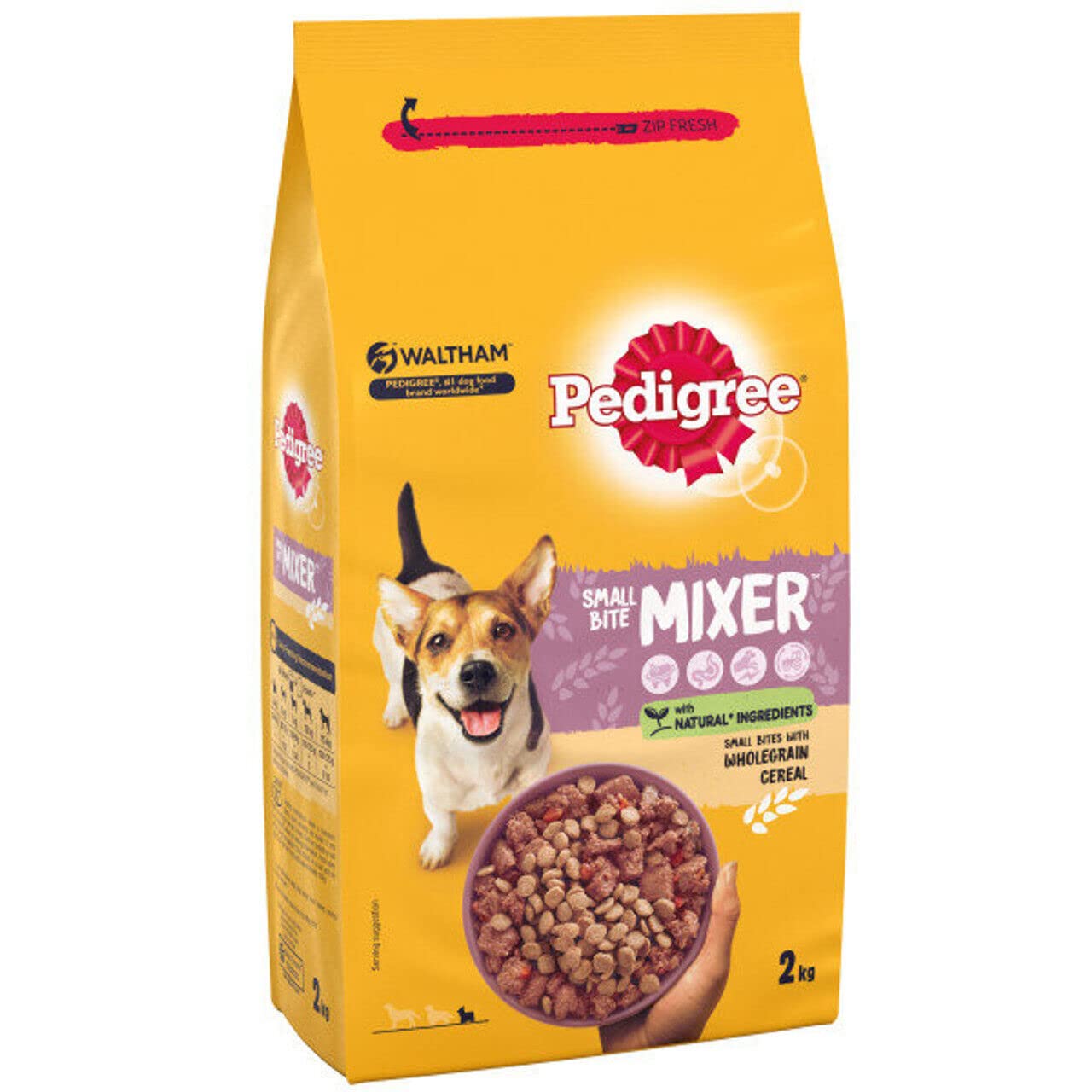 Pedigree Small Bite Mixer Dog Food, 2kg, 1