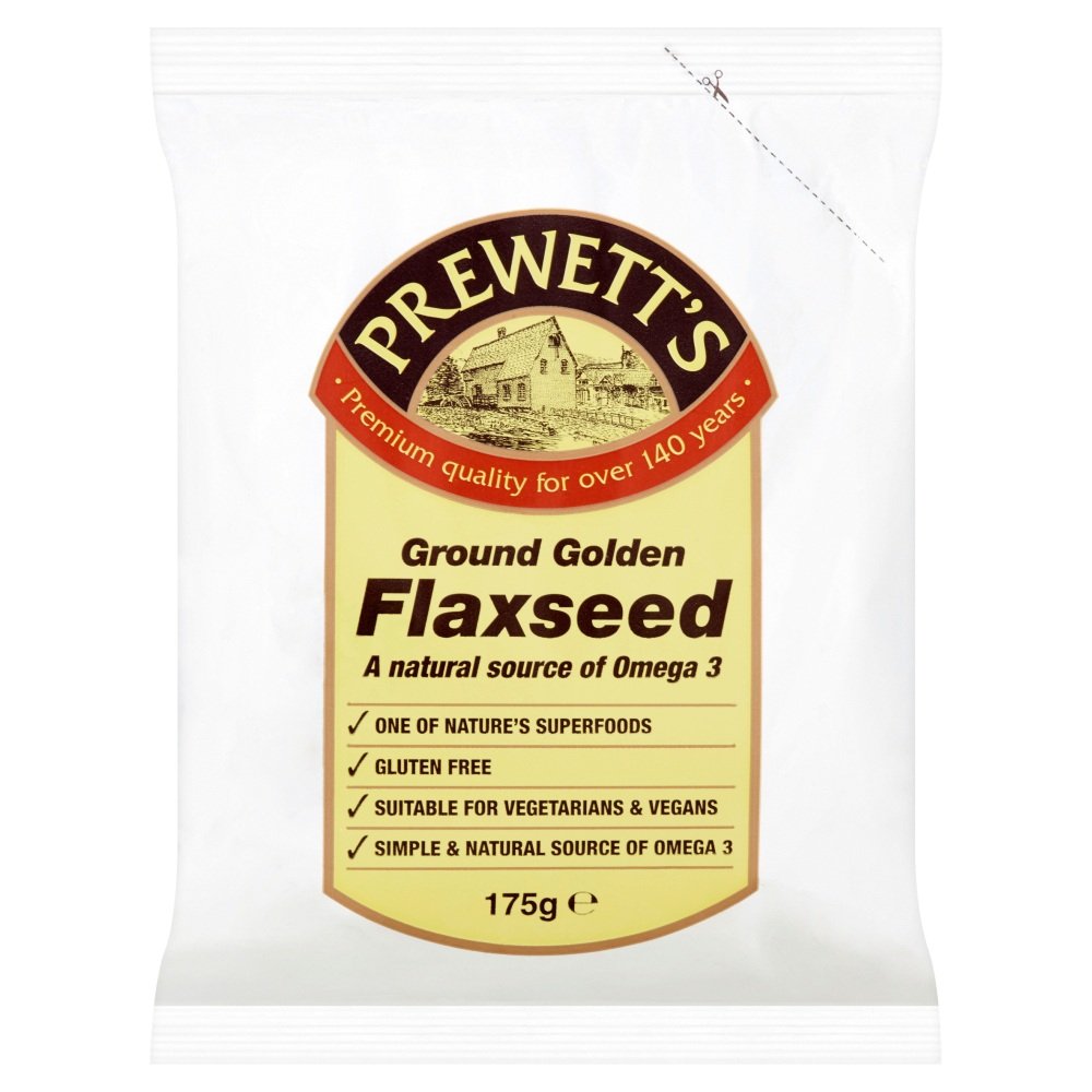 Prewetts Ground Golden Flaxseed 175g