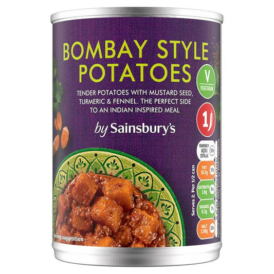 Sainsbury's Tinned Bombay Style Potatoes 392g