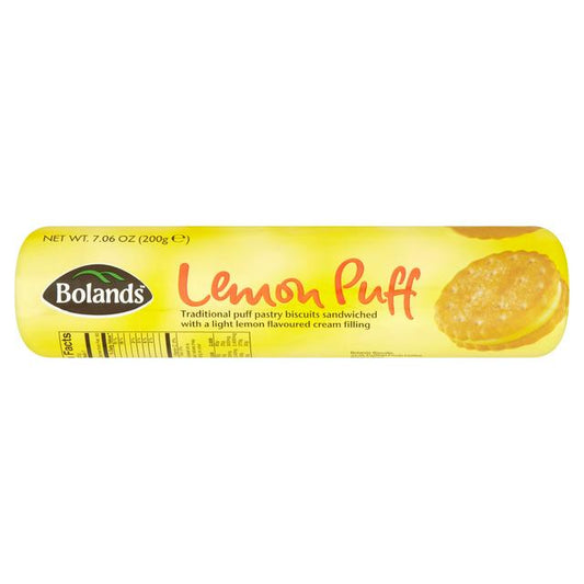 Bolands Irish Lemon Puff Biscuits 200g