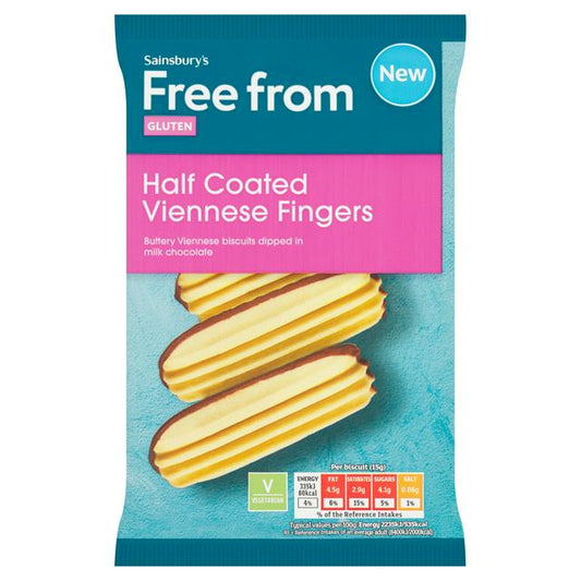 Sainsbury's Gluten Free Half Coated Viennese Fingers 120g