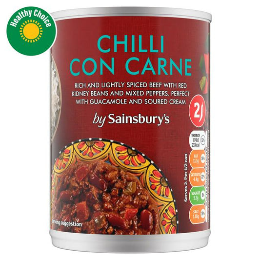 Sainsbury's Tinned Chilli Con Carne 392g
