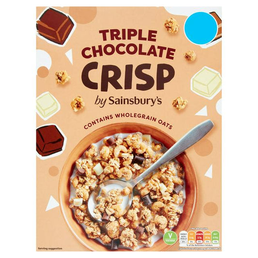 Sainsbury's Triple Chocolate Crisp 500g Read reviews (35)