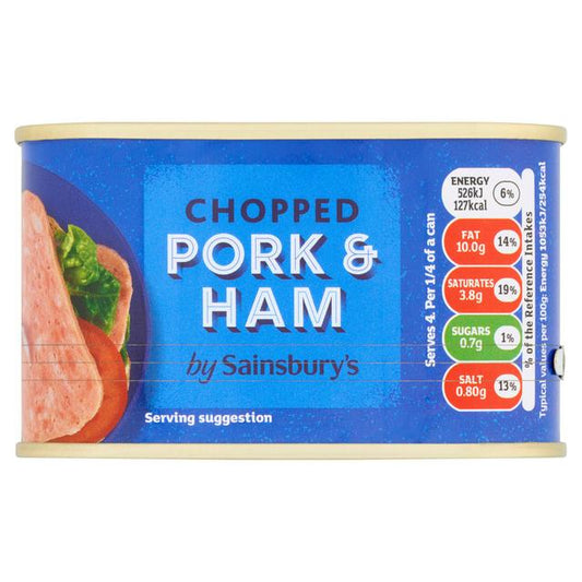 Sainsbury's Tinned Chopped Pork With Ham 200g