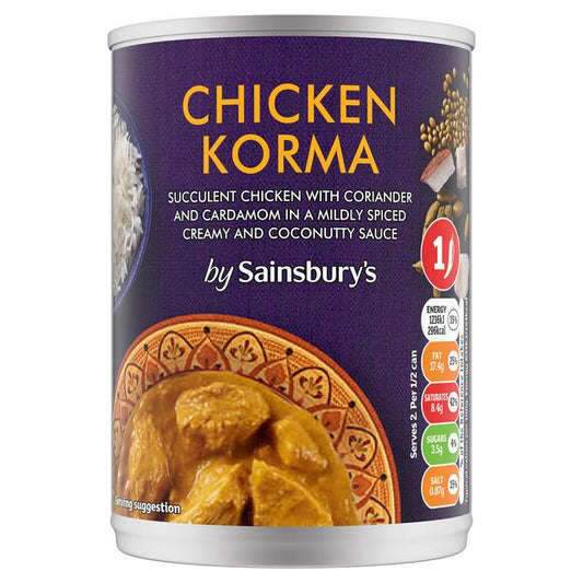 Sainsbury's Chicken Korma 392g