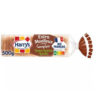 Harrys Pain De Mie Extra Moelleux Complet (x24) 500g
