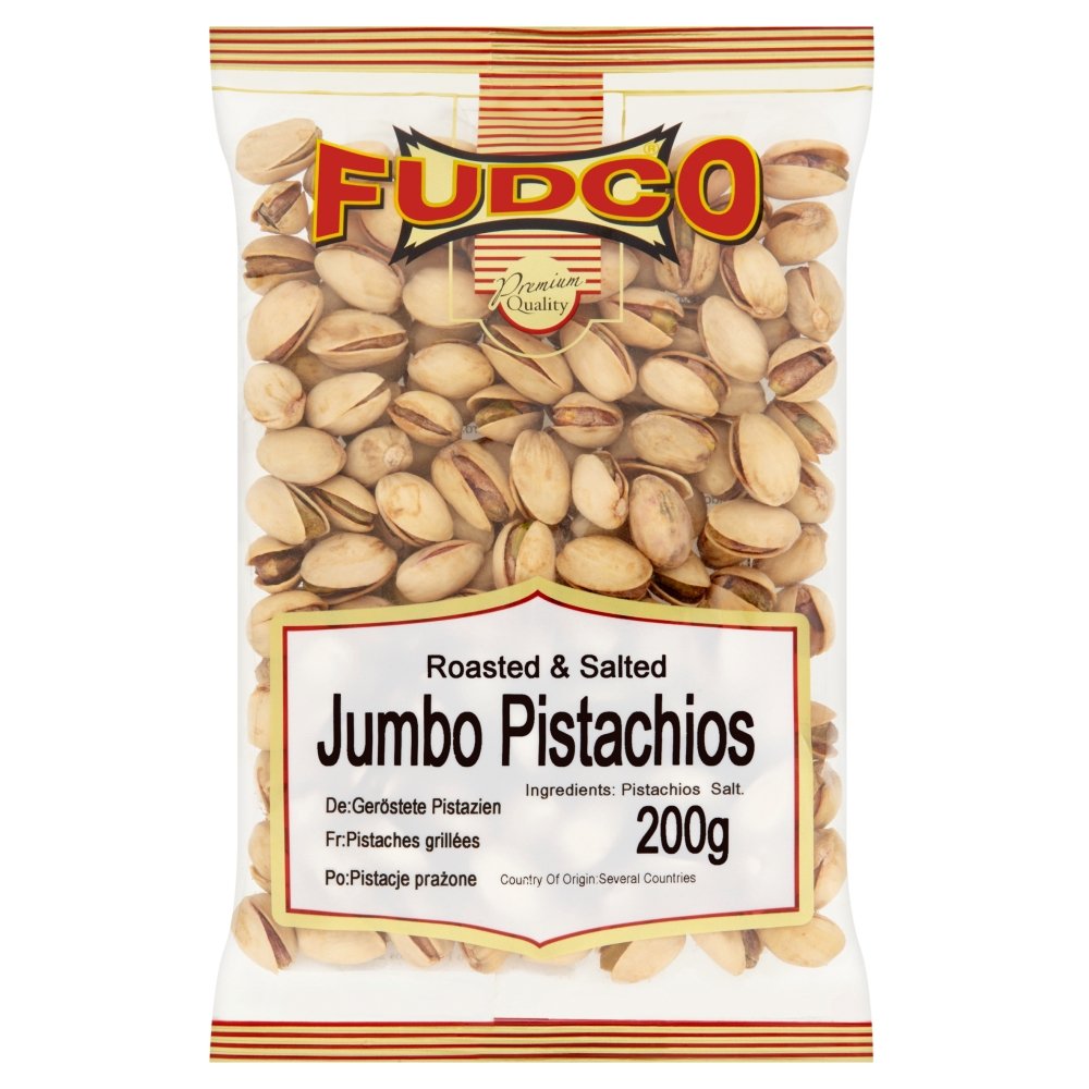 Fudco Roasted and Salted Jumbo Pistachios 200g