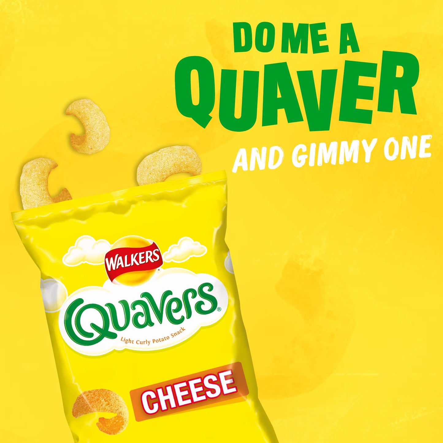Walkers Quavers Cheese Snacks, 12 x 16 g