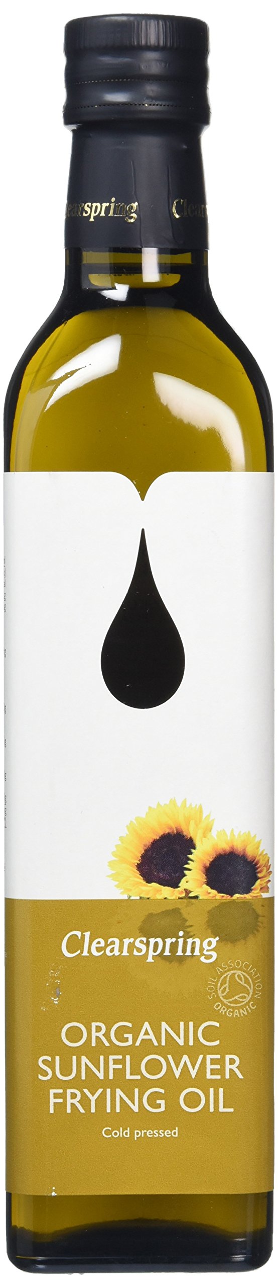Clearspring Organic Cold Pressed Sunflower Frying Oil 500ml