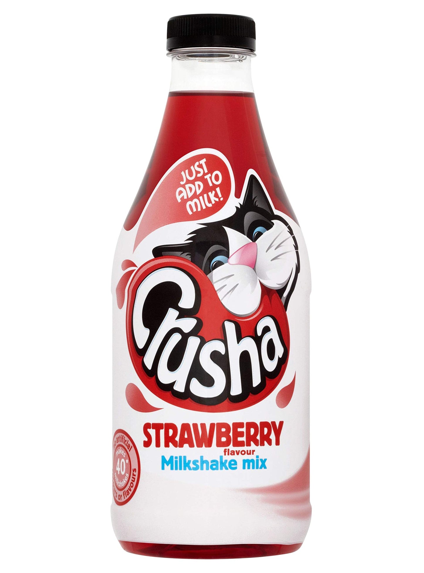 Crusha Strawberry Milkshake Mix - 12x1ltr