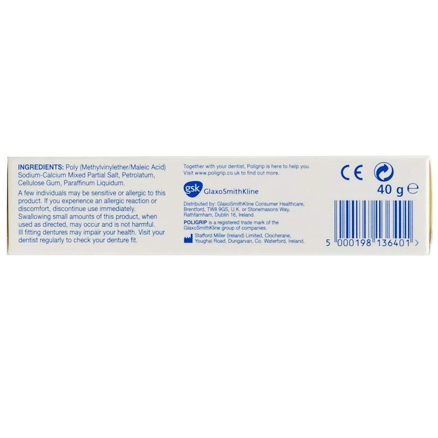 POLIGRIP FLAVOUR FREE 40g by GSK