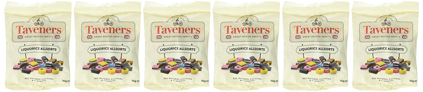 Taveners Liquorice Allsorts 165g