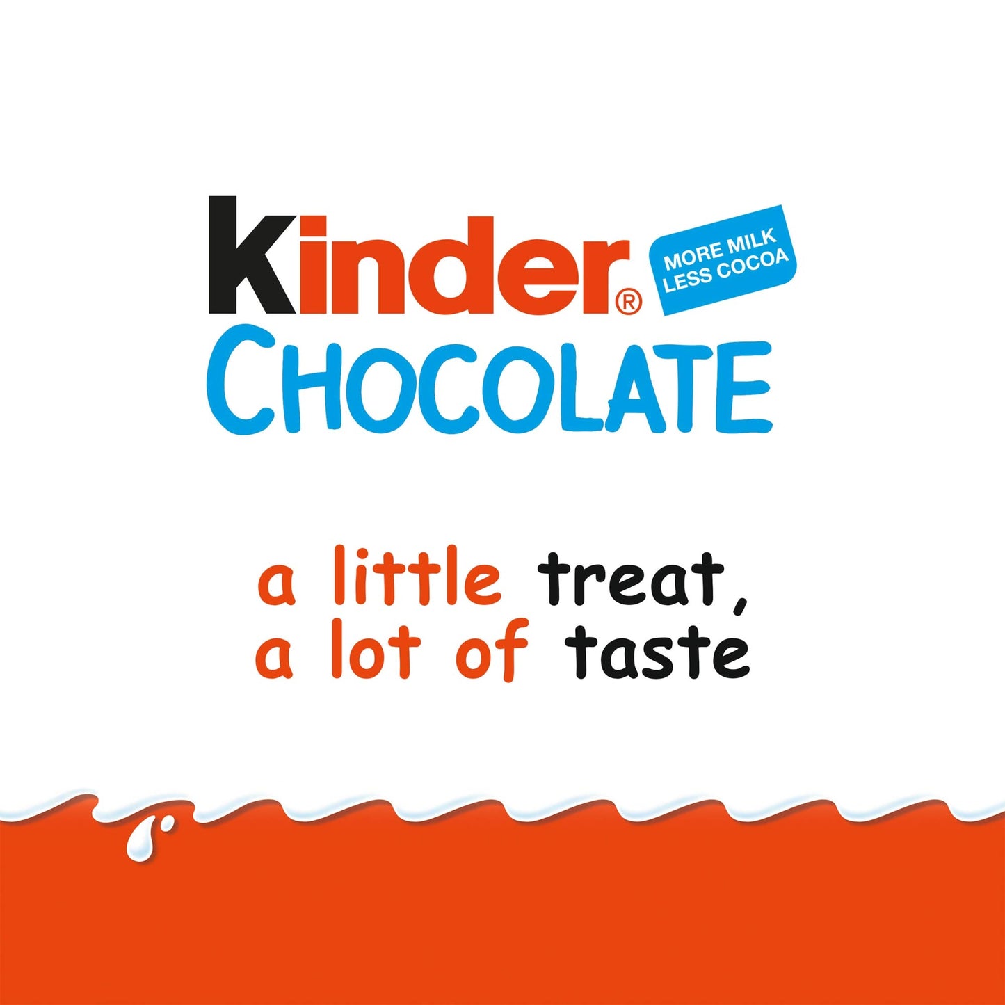 Kinder Milky Chocolate Snack Bars Medium, 6 x 21g