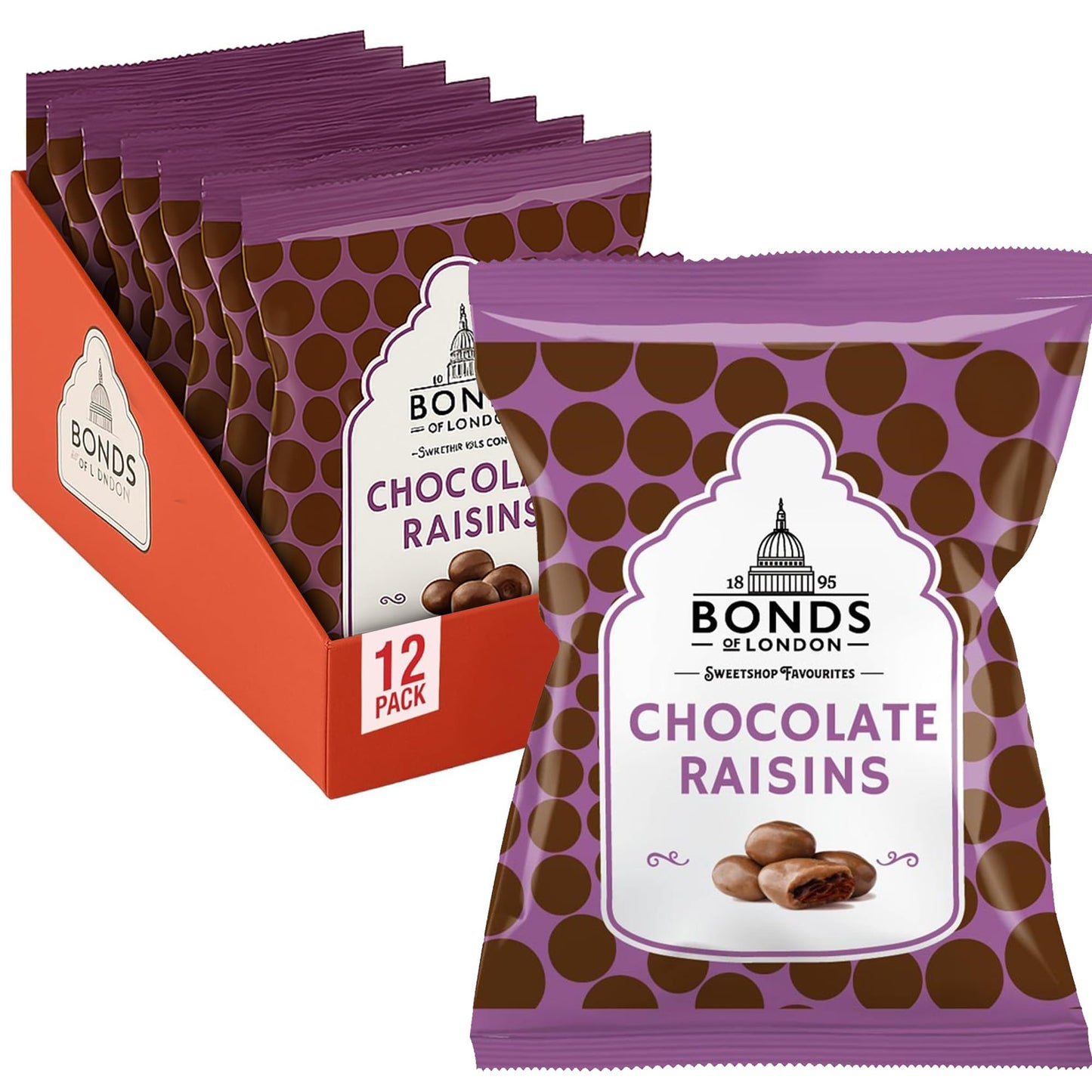 Bonds of London Chocolate Covered Fruit Share Bags