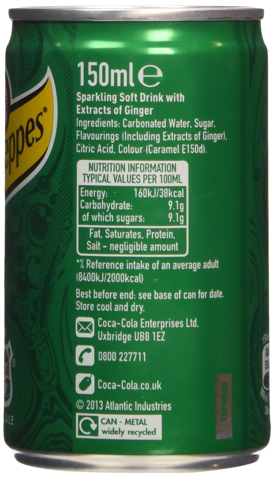 Canada Dry Can 150 ml