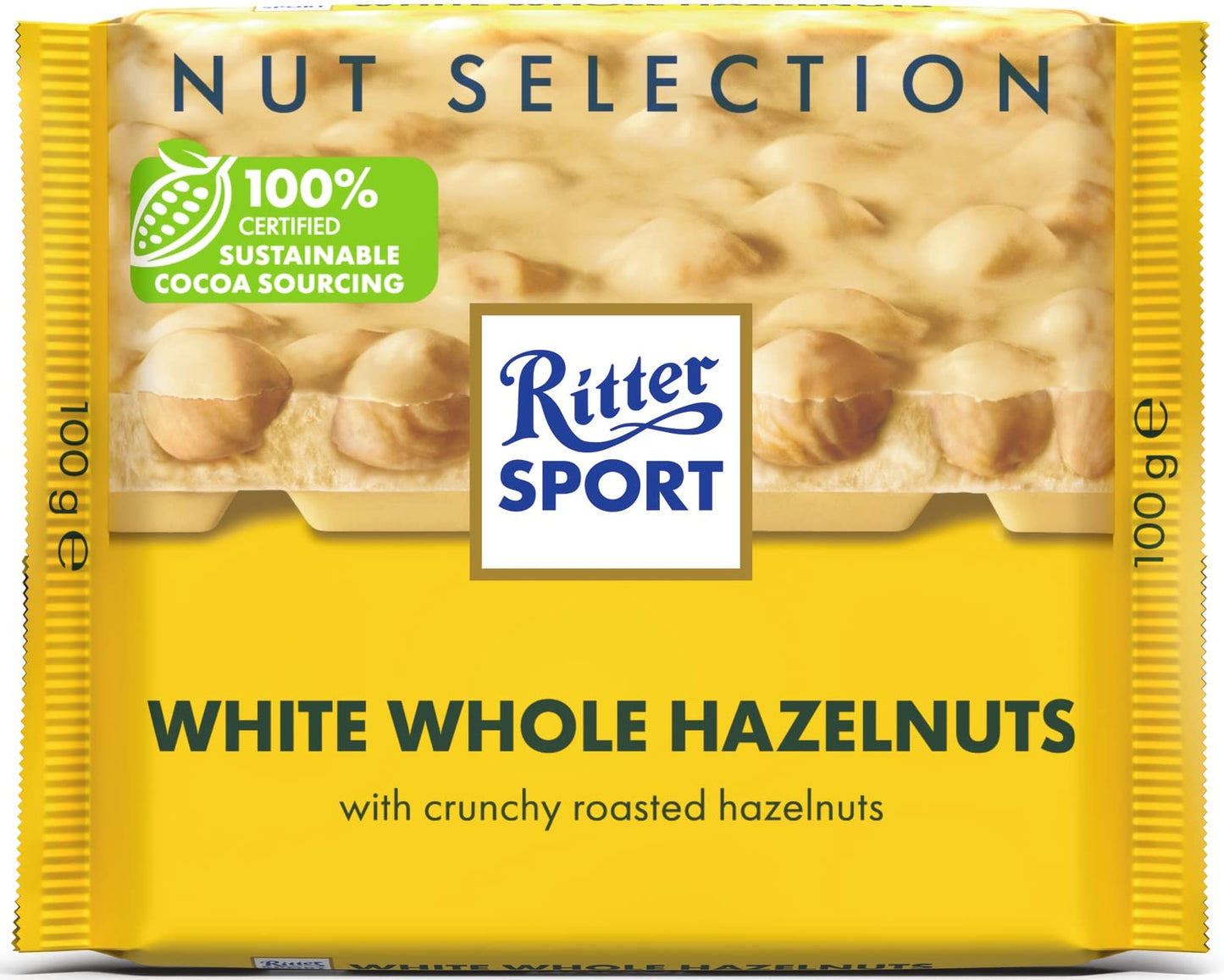 Ritter Sport White Chocolate 100g - Whole Hazelnuts