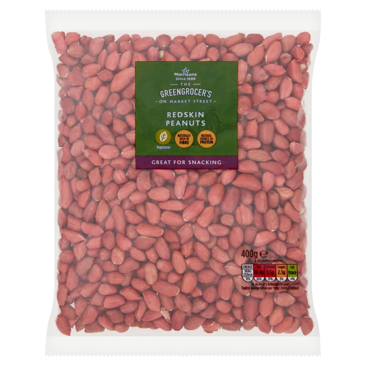 Morrisons Redskin Peanuts, 400 g