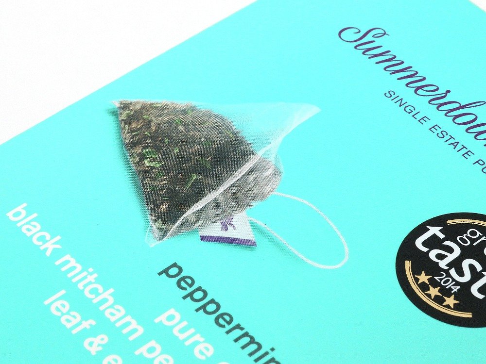 Summerdown Peppermint Tea Pyramid Bags (1 x 15 bags)