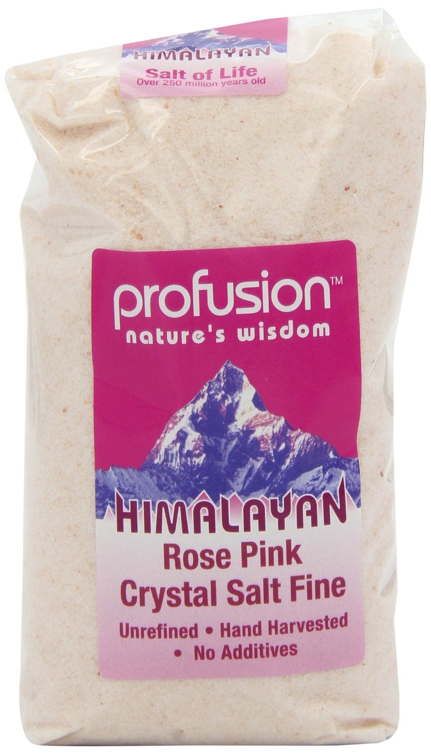 Profusion Himalayan Rose Pink Salt Fine (500g)