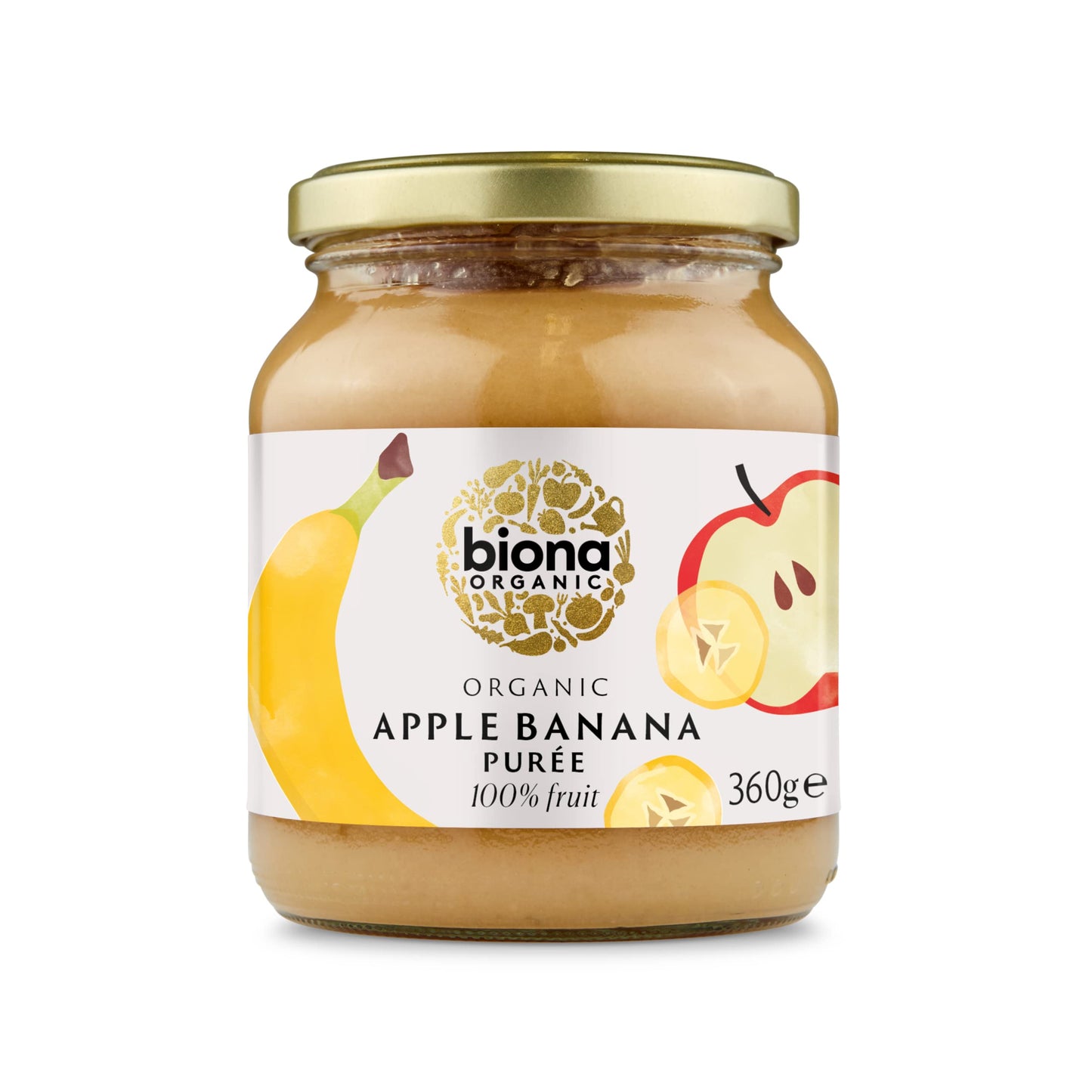Biona Apple & Banana Puree 350g