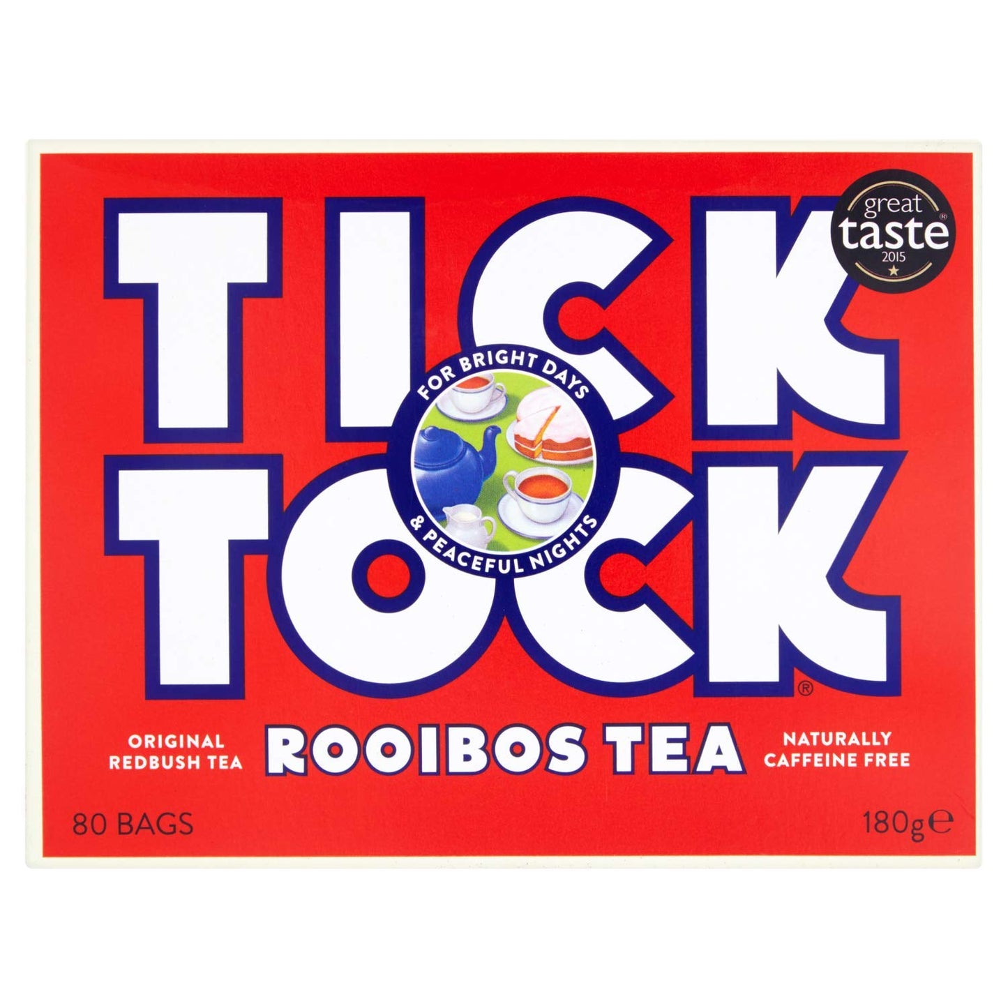 Tick Tock Rooibos Tea, 80 Teabags