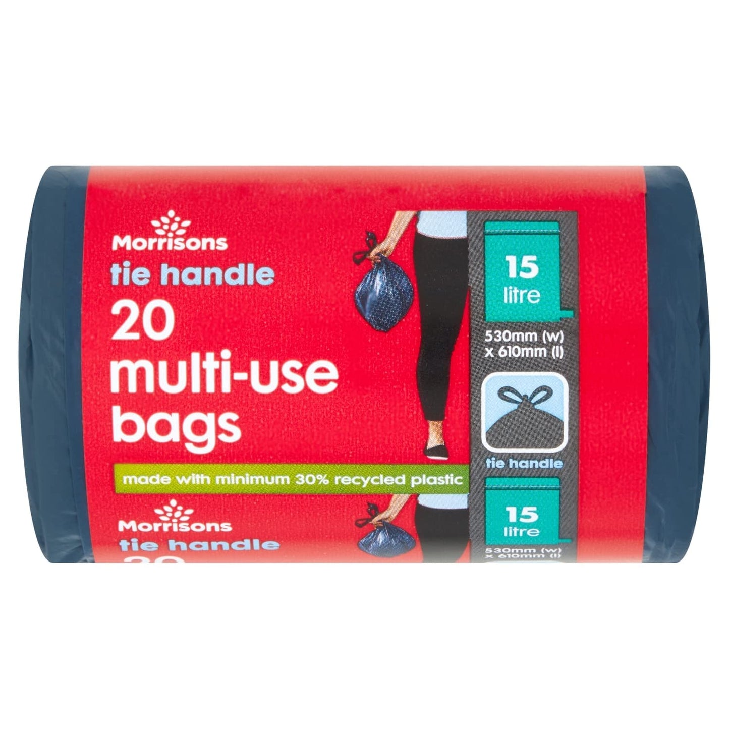 Morrisons Tie Handle 15L Multi Use Bags