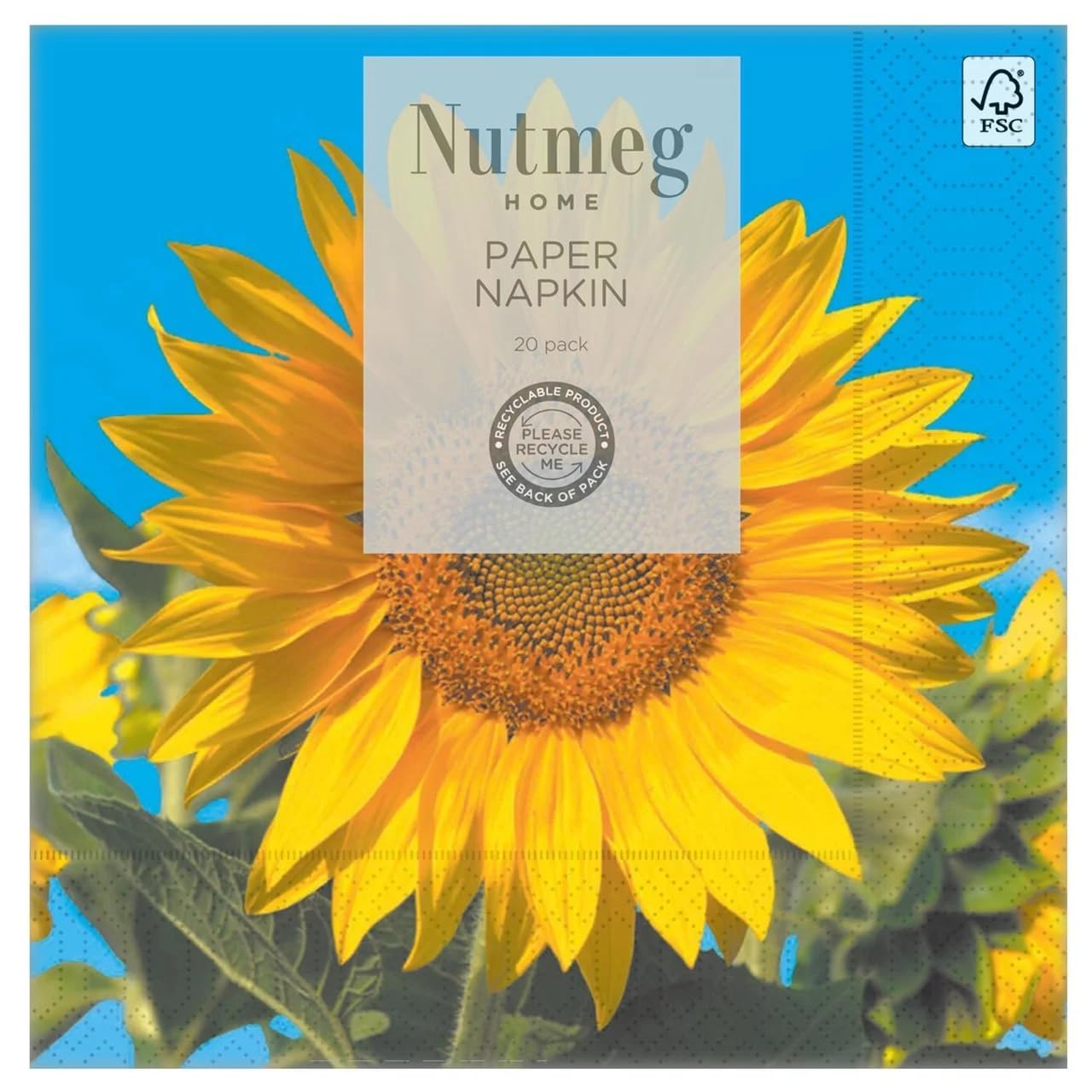 Nutmeg 33cm Sunflower Napkin