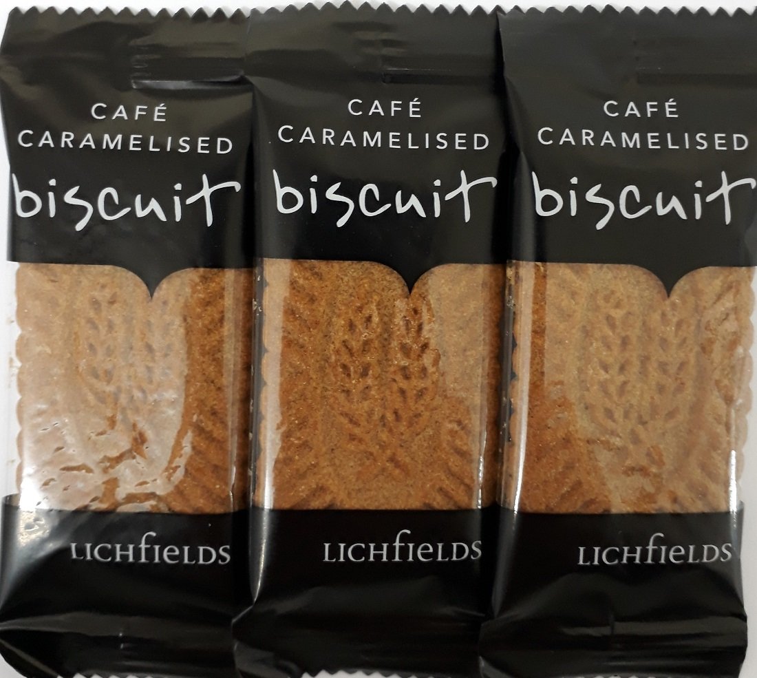 50 x Lichfields Fairtrade Caramelised Biscuits