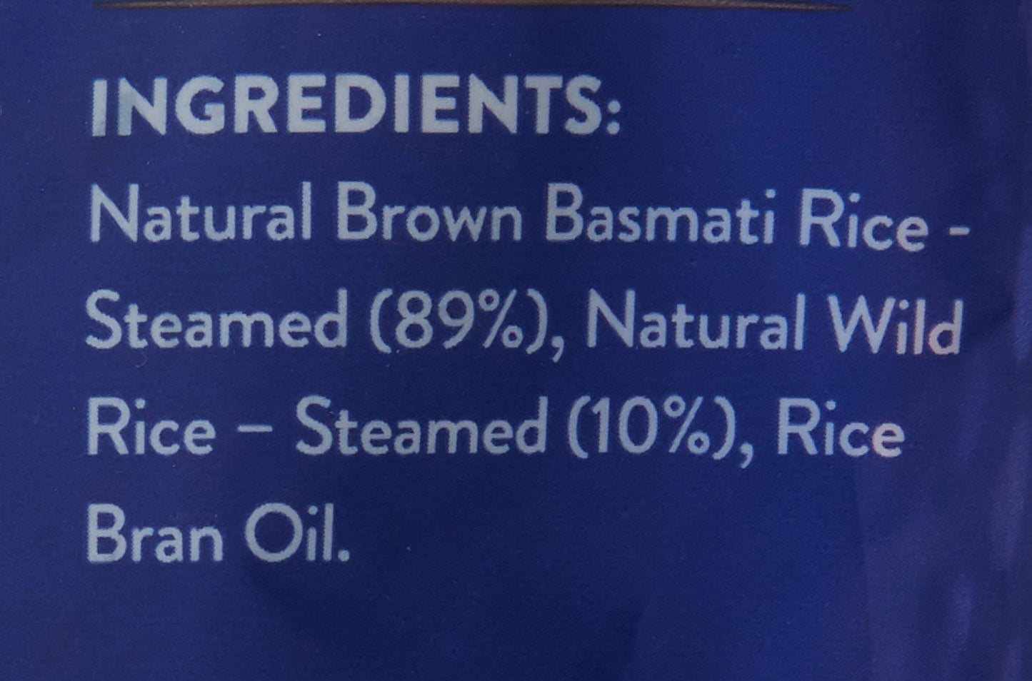 Tilda Basmati & Wild Wholegrain Rice 250g