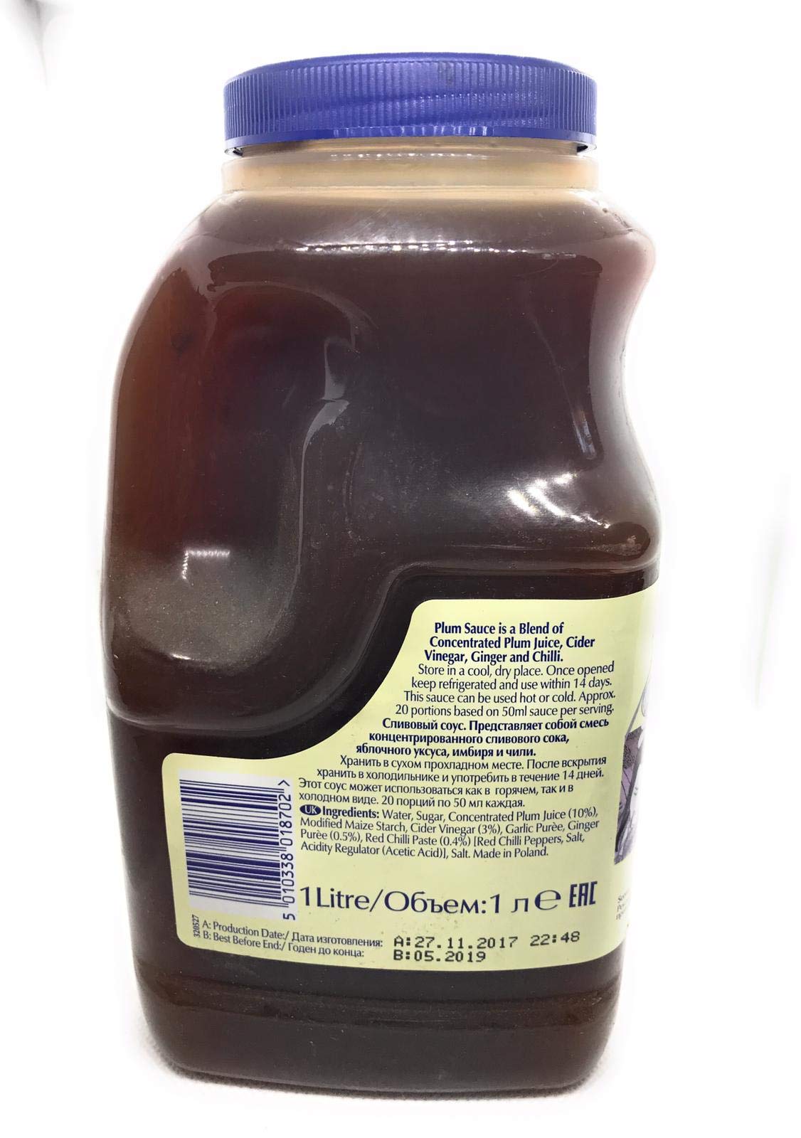 Blue Dragon Plum Sauce 1L