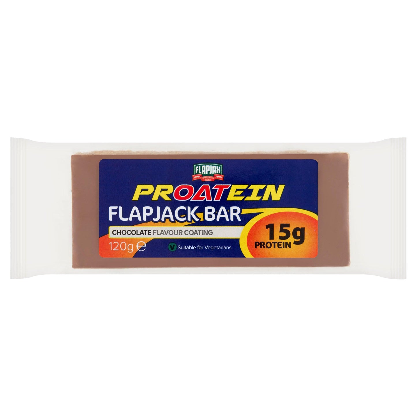 Flapjax Chocolate Flavour Coating Protein Flapjack Bar 120g