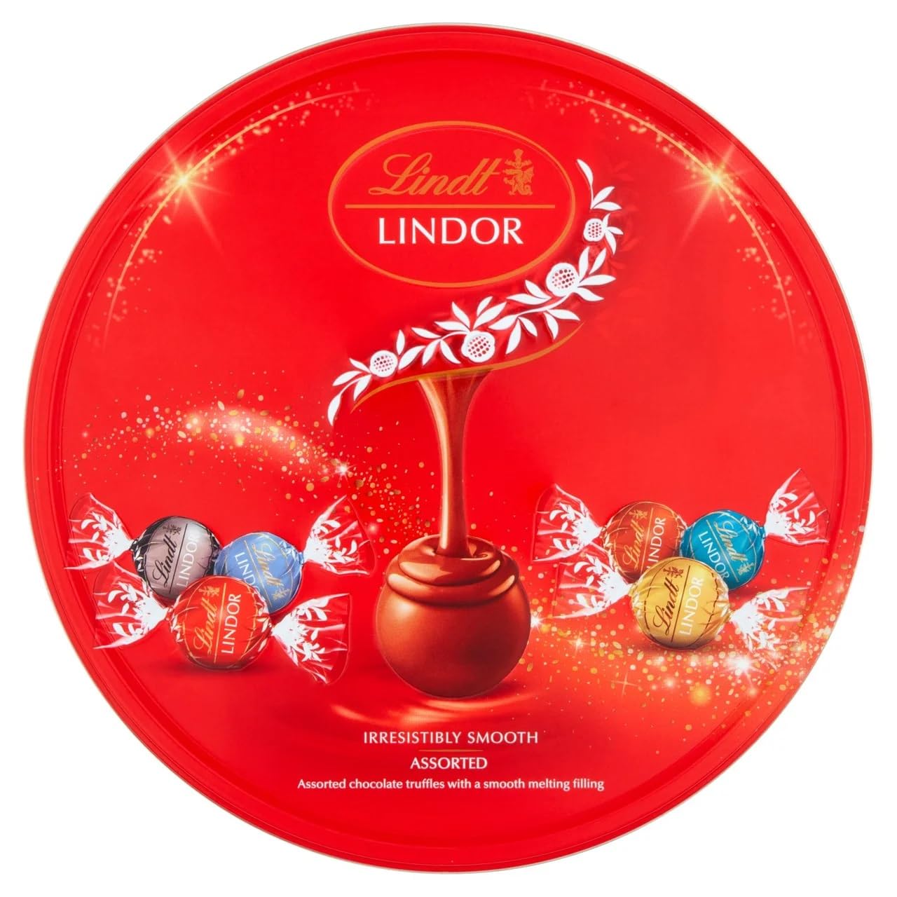 Lindt Lindor Chocolate Truffle Selection Gifting Tin, 450g