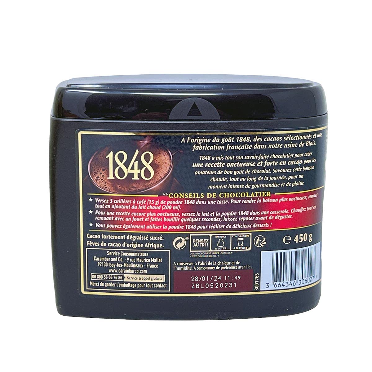 Poulain 1848 Chocolate Powder 450g
