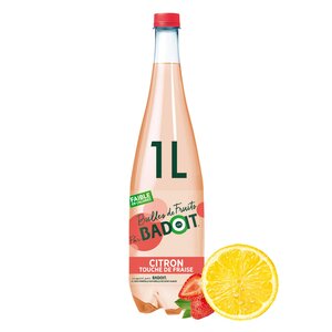 Badoit Bulles de Fruits Citron Fraise 1L