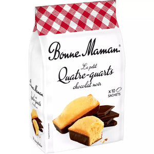 Bonne Maman Petits Quatre Quarts Nappés Chocolat (x10) 300g