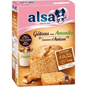 Alsa Preparation Saveur d'Antan Gâteau aux Amandes 300g