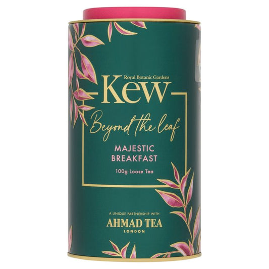 Ahmad Tea Kew Gardens Beyond the Leaf Majestic Breakfast Loose Leaf Tea 100g