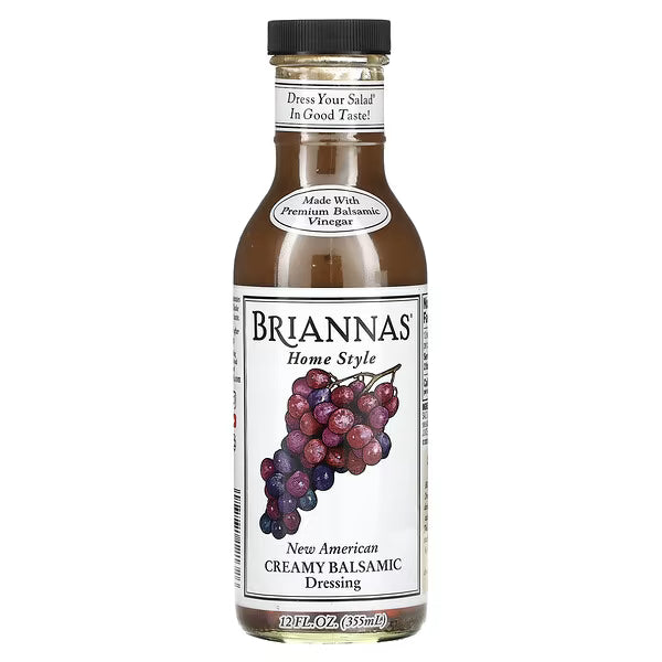 Briannas Home Style New American Creamy Balsamic Dressing 355Ml