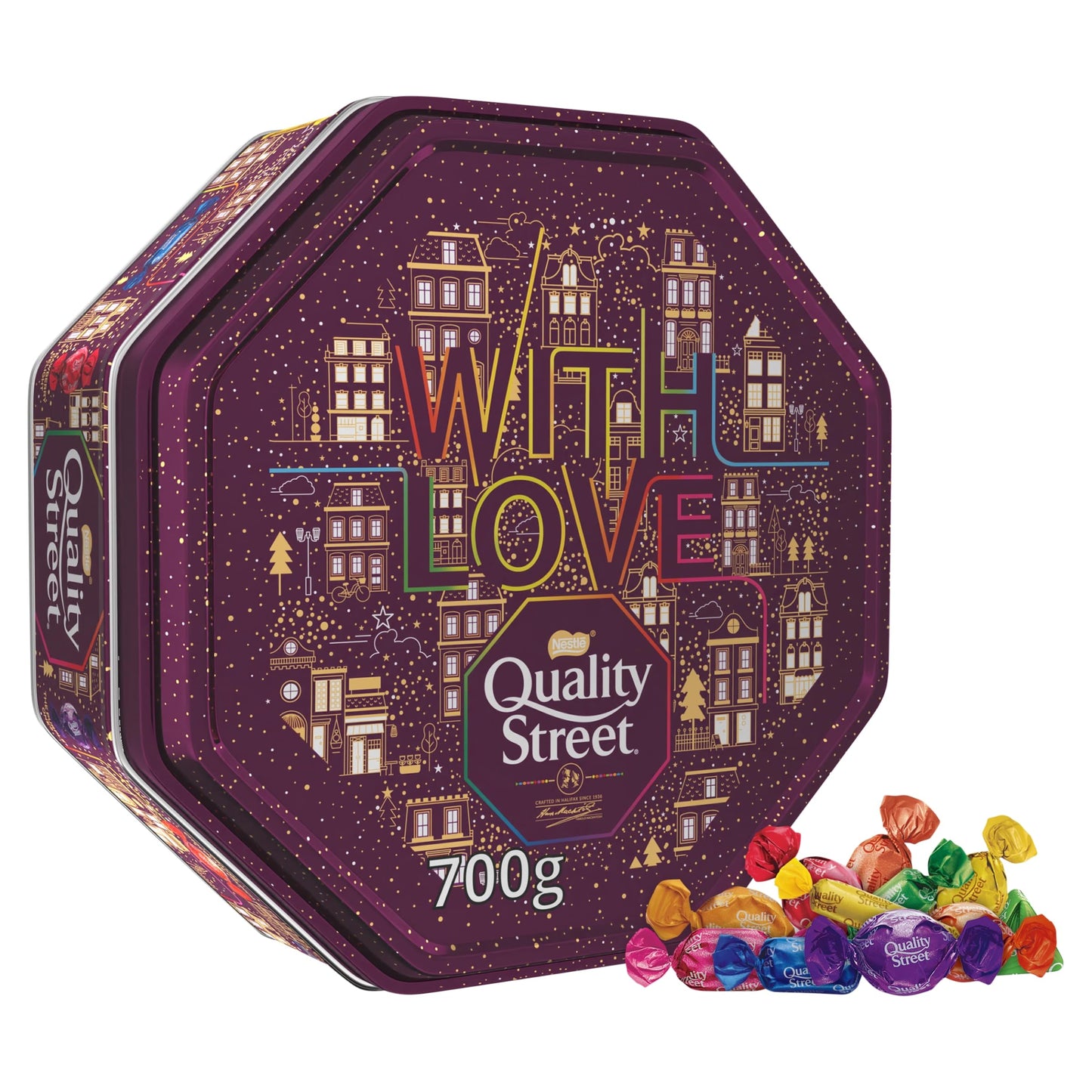 Quality Street Chocolate Tin 700g | Christmas | Pack of 1