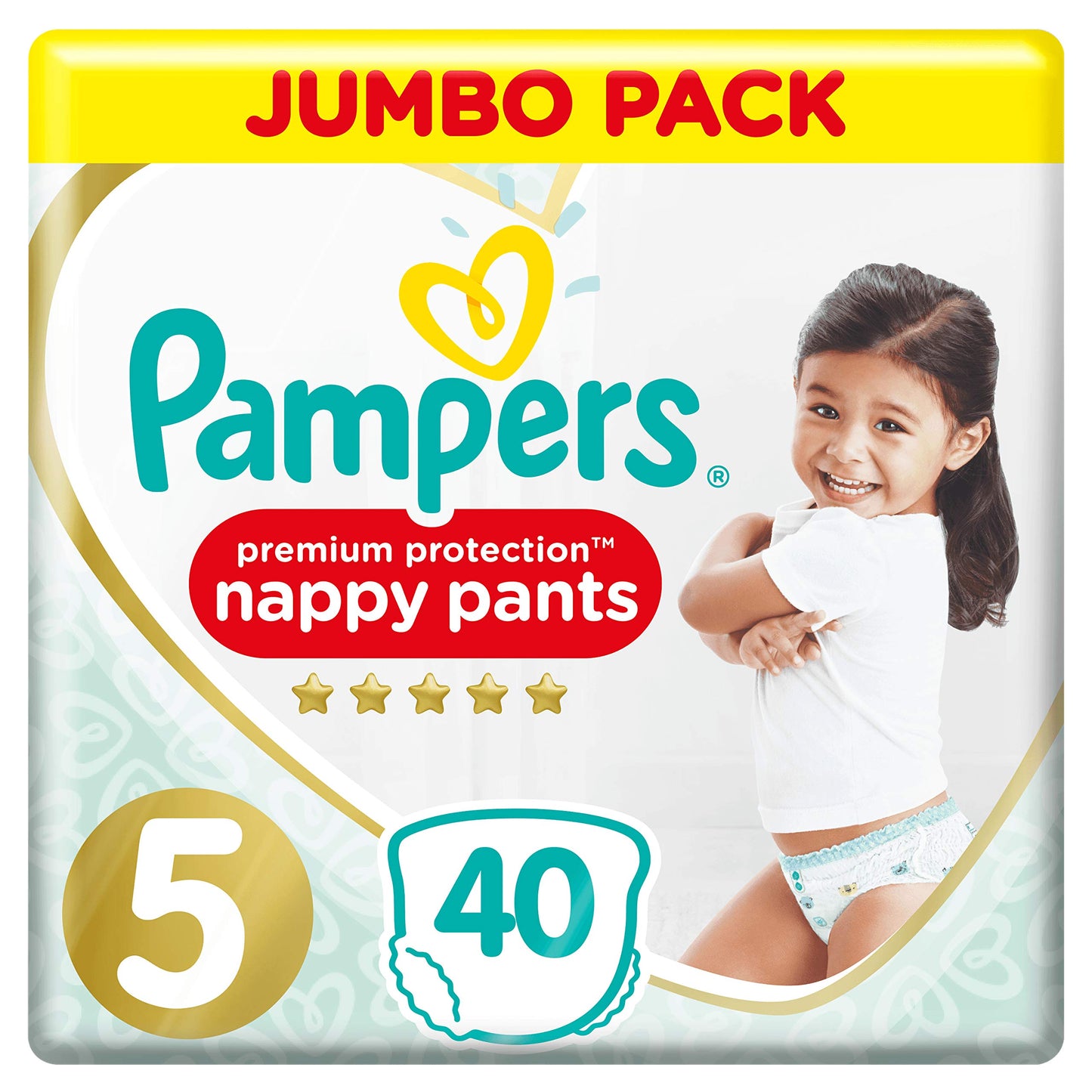 Pampers Size 5 Premium Protection Baby Nappy Pants