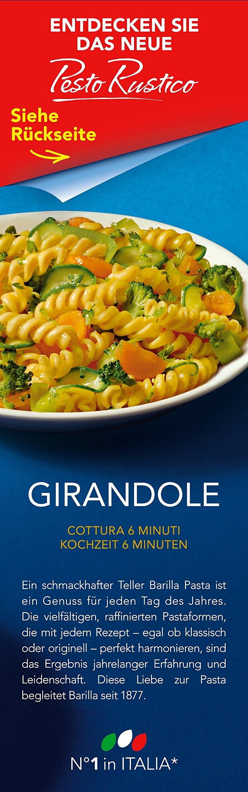 Barilla durum wheat pasta