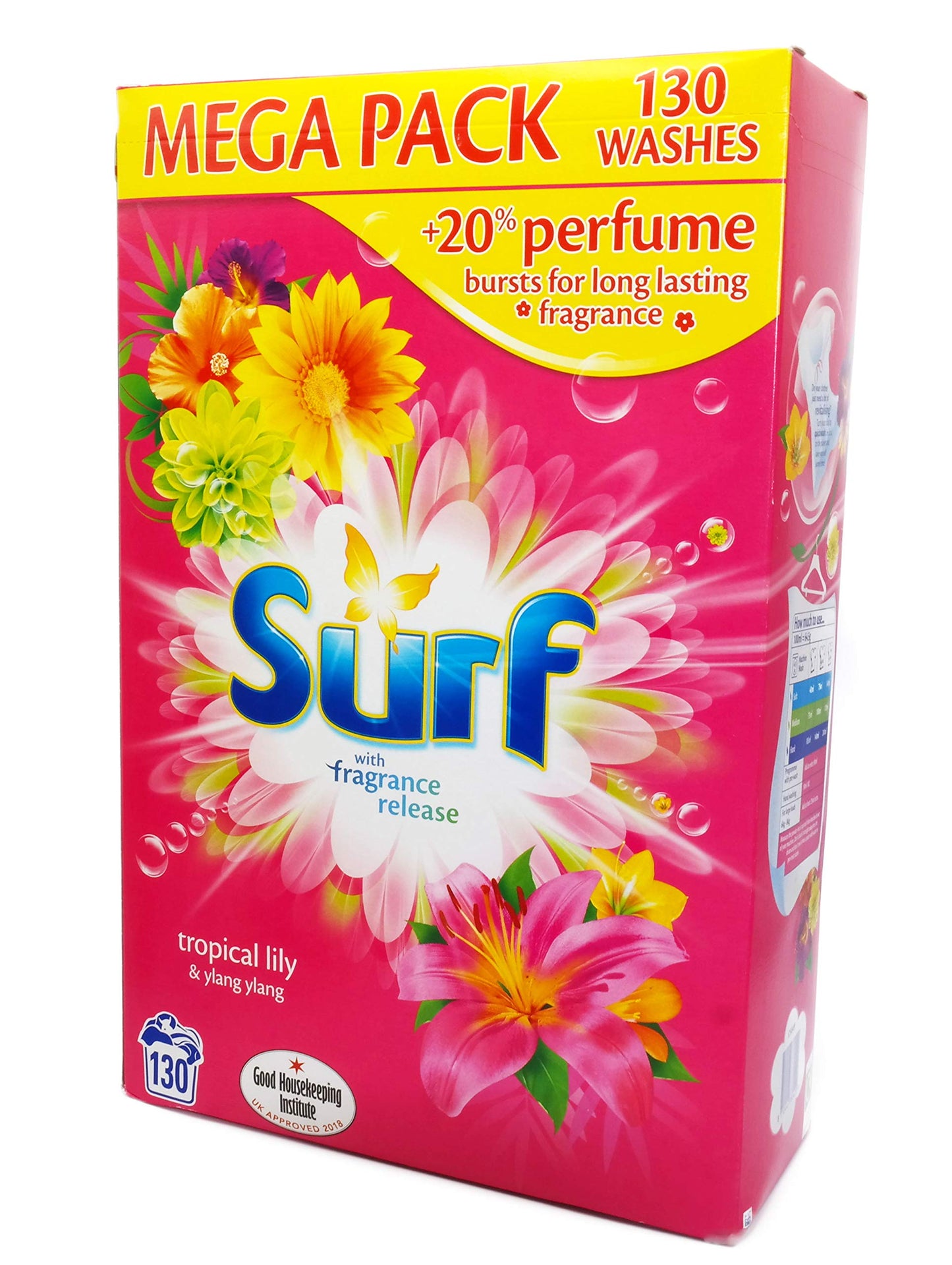 Surf Washing Powder Tropical & Ylang 130W (P)