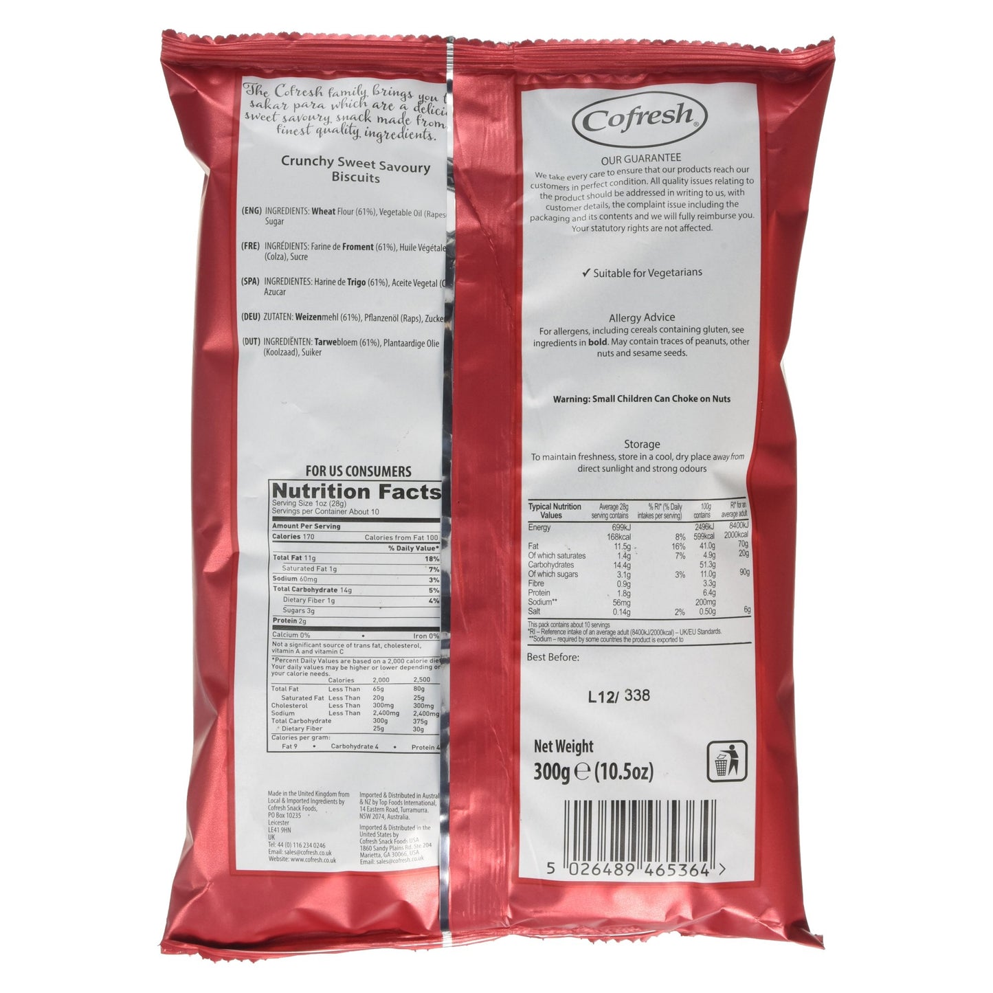 Cofresh Saker Para 300g