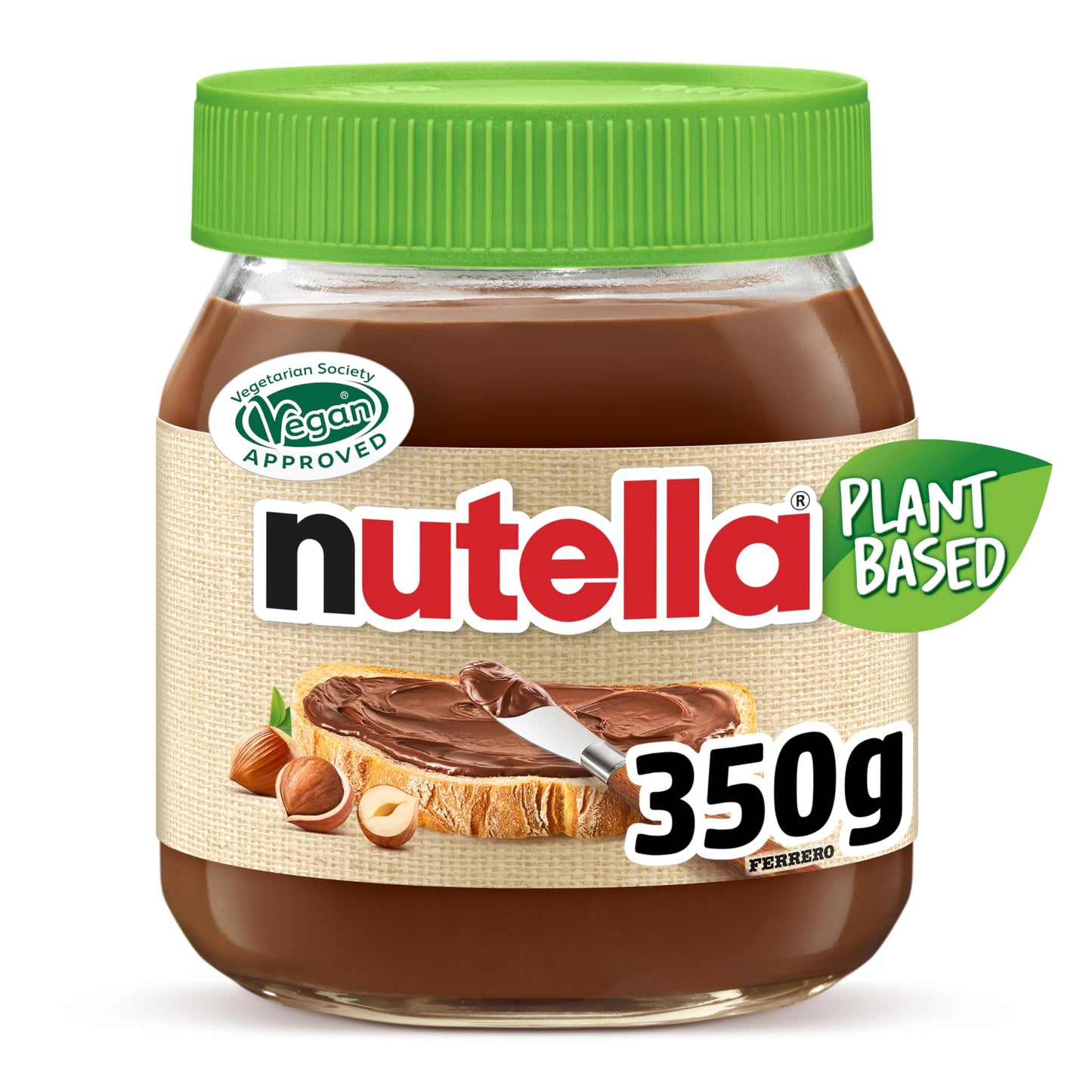 Nutella Plant-Based Hazelnut & Chocolate Spread, 350g