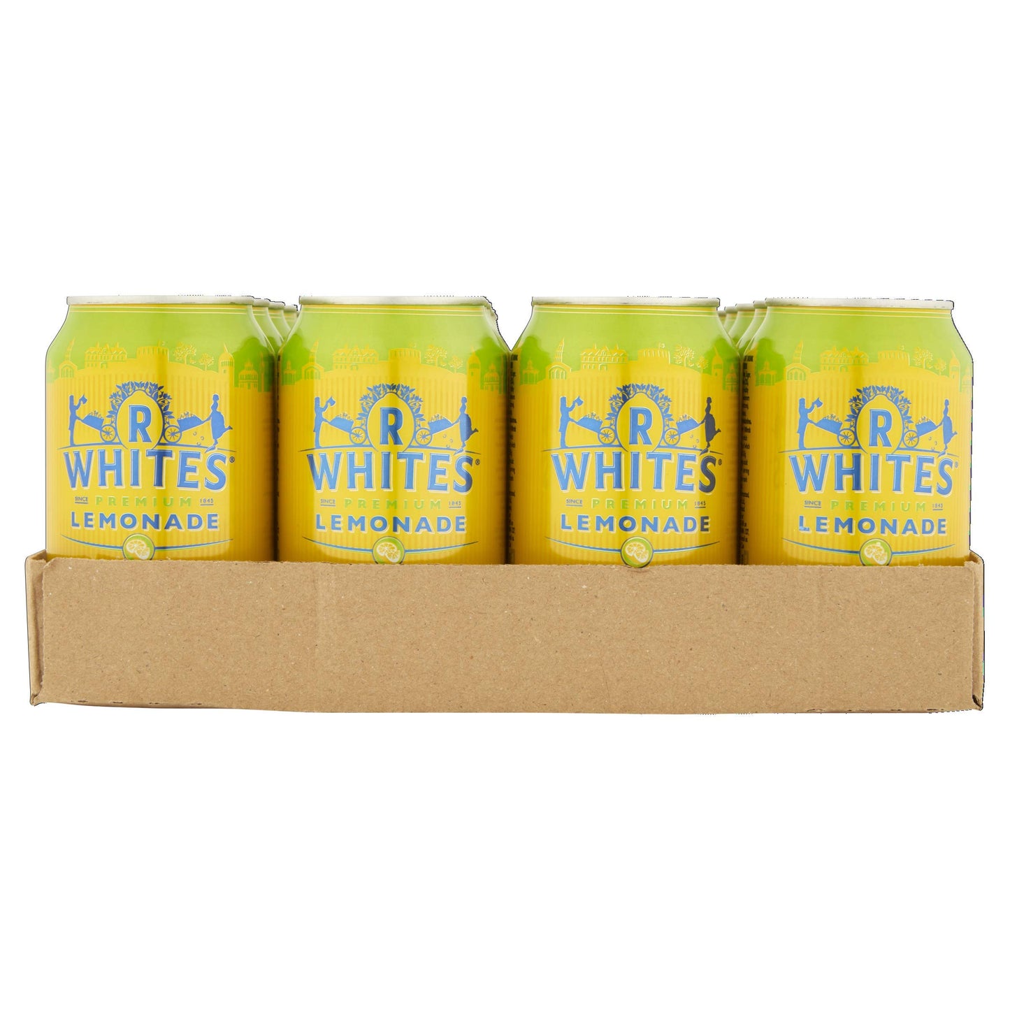 R Whites Premium Lemonade, 24 x 330 ml Cans